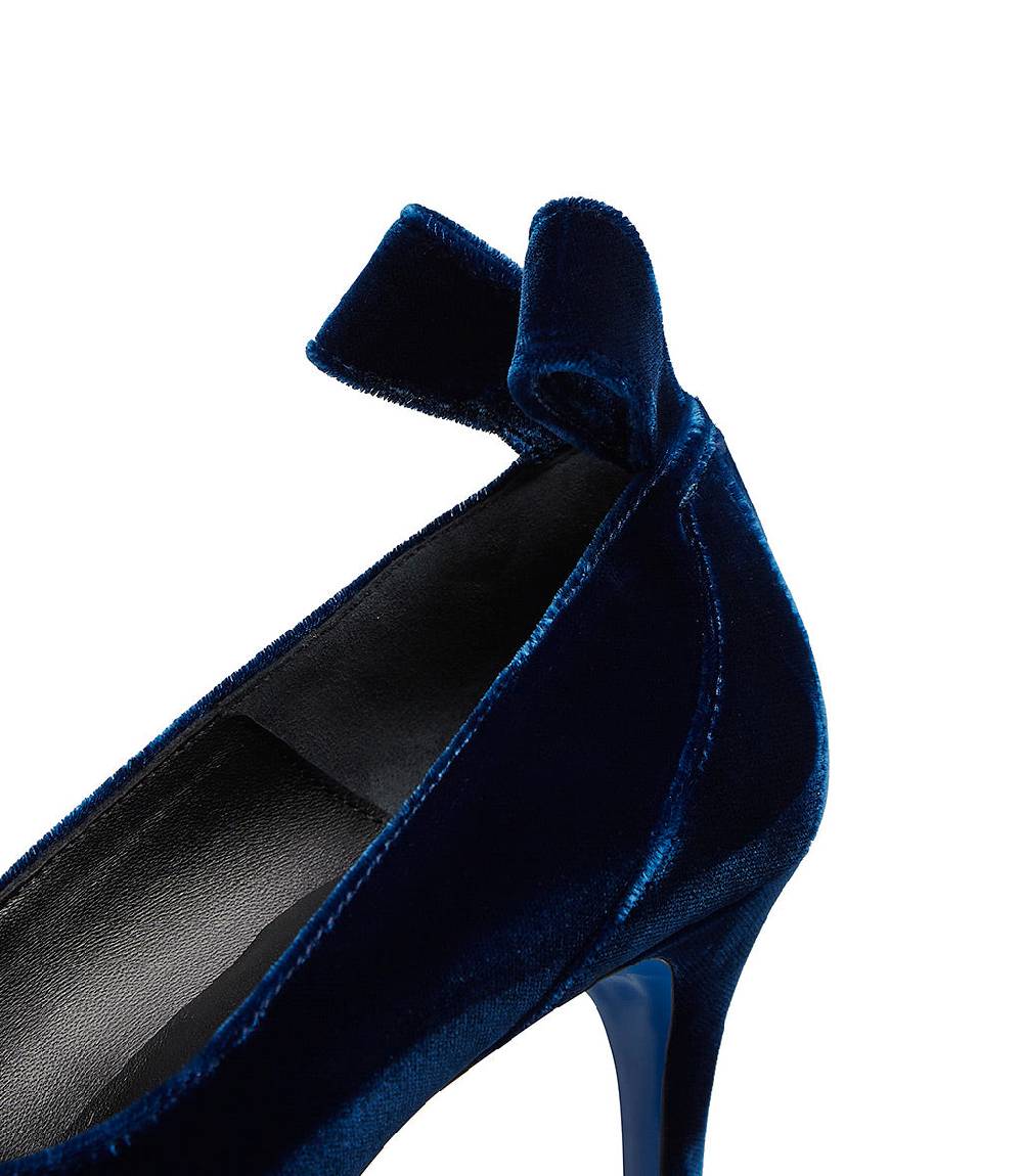 Loriblu Décolleté In Velluto Blu