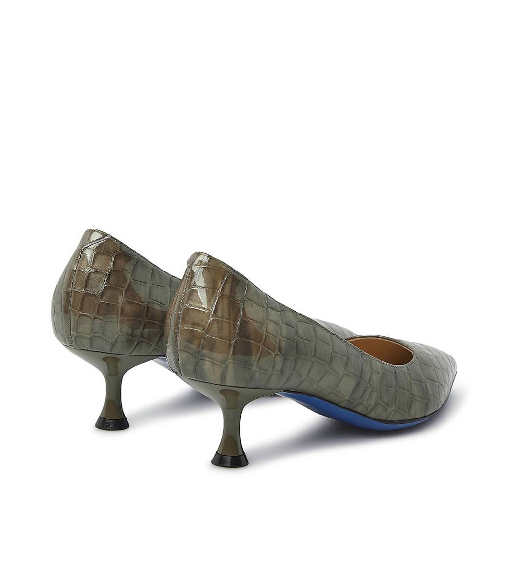 Loriblu Decollete' In Vernice Testurizzata Fango