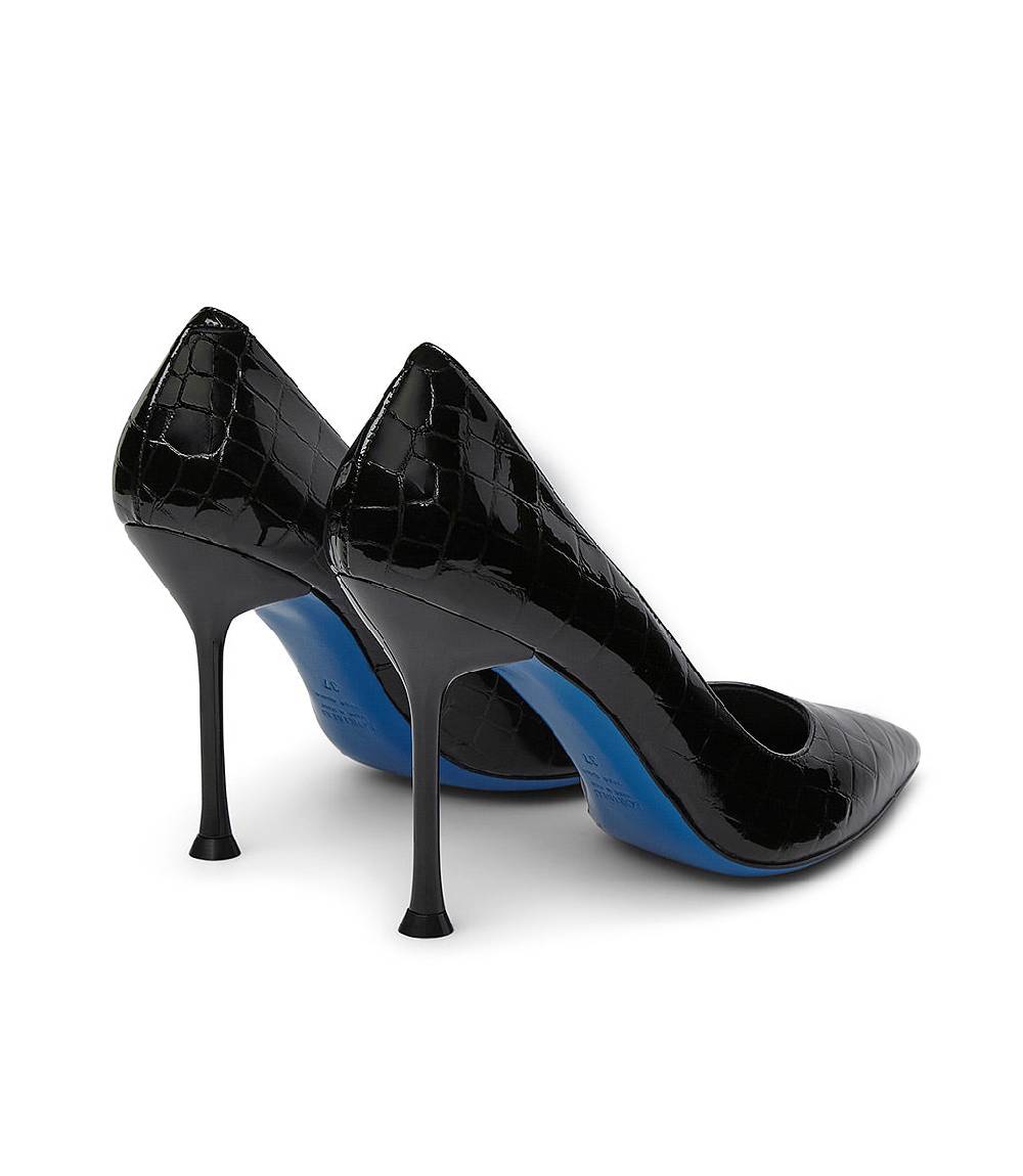 Loriblu Decollete In Vernice Testurizzata Nera