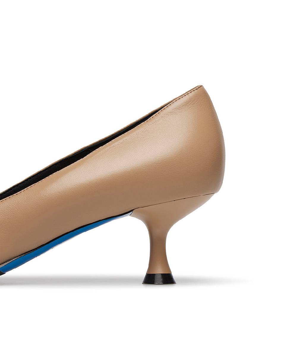 Loriblu Décolleté Nappa Crusca Con Cristalli