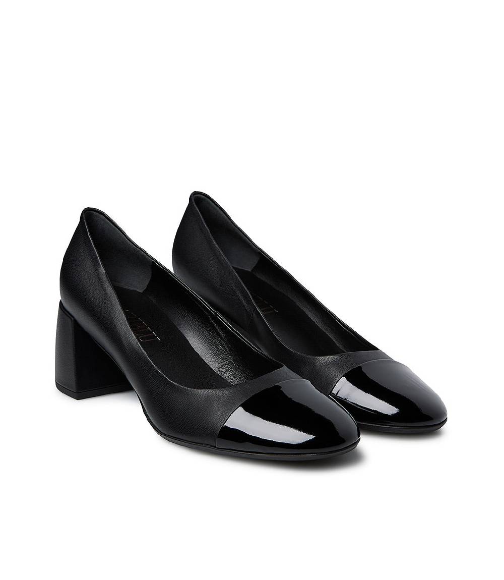 Loriblu Décolleté Nappa Nero E Vernice