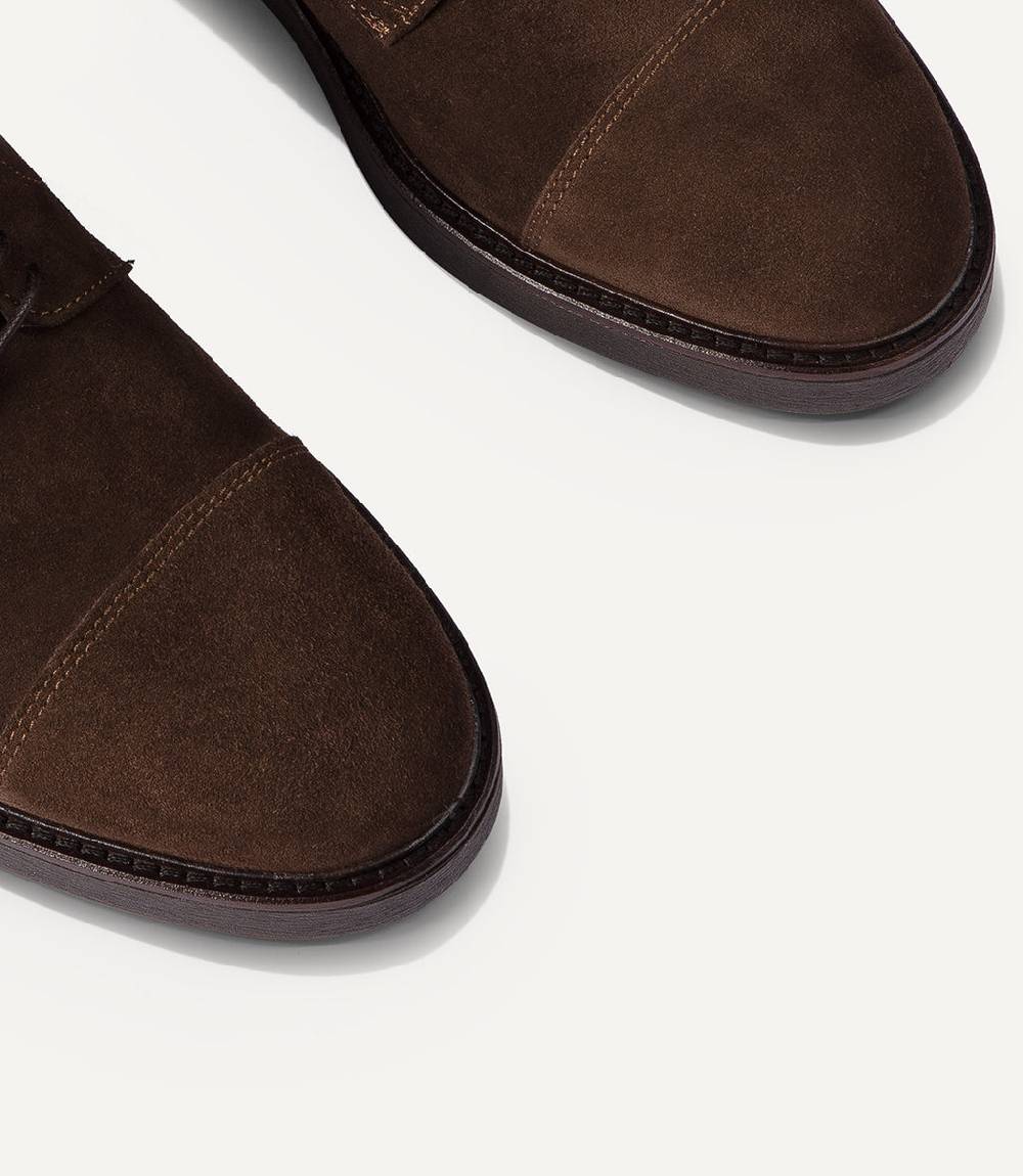 Loriblu Derby In Camoscio Marrone