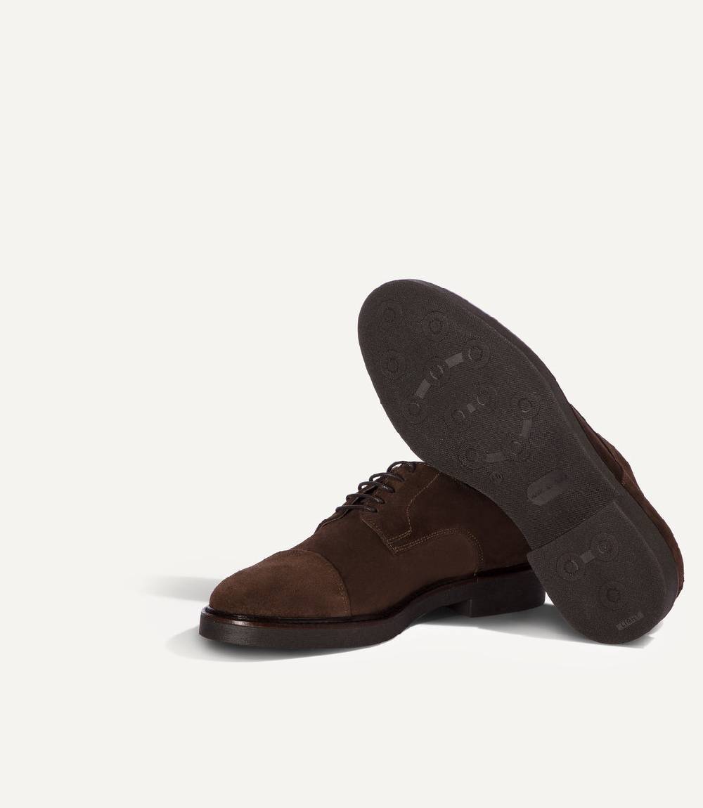 Loriblu Derby In Camoscio Marrone