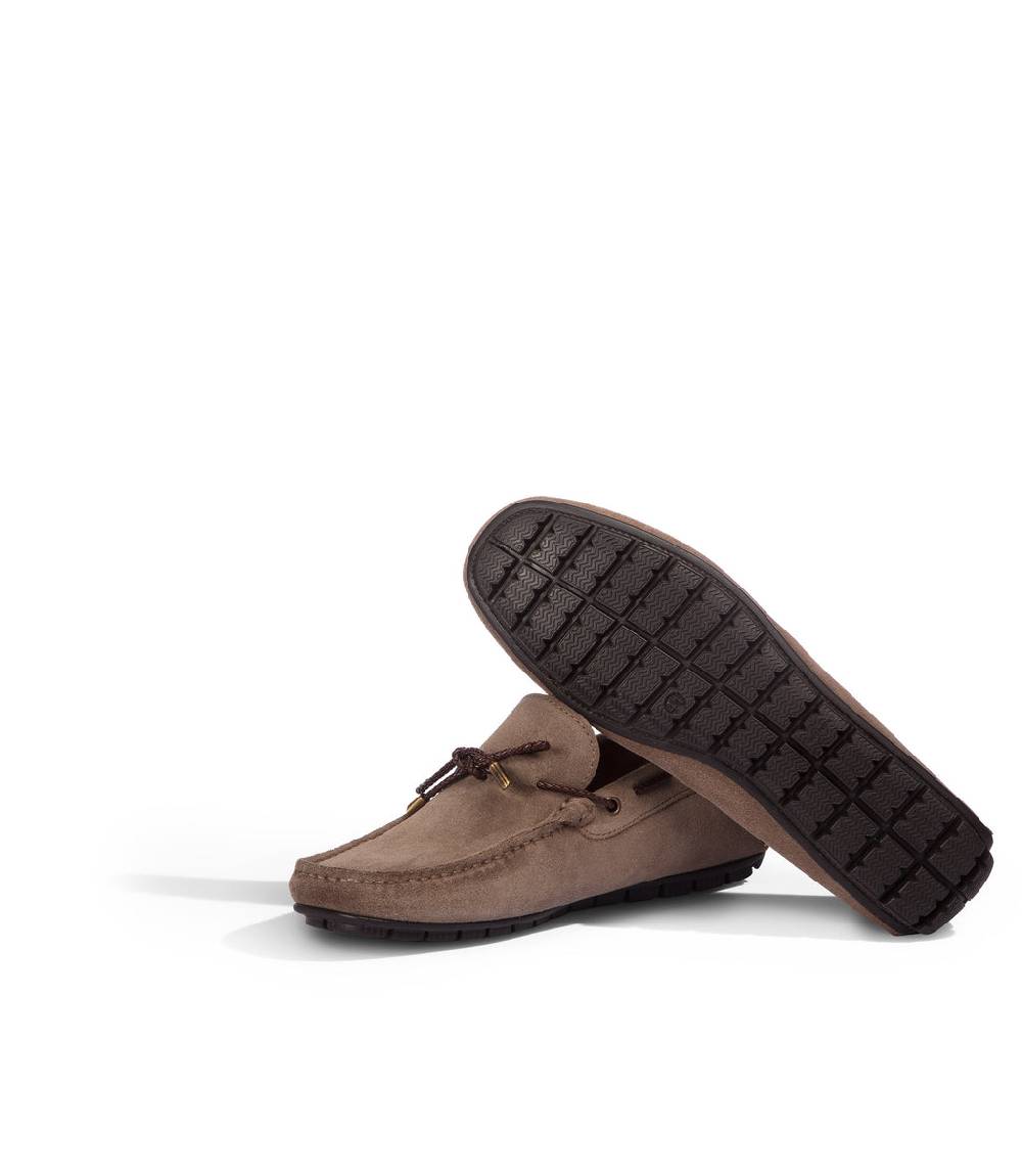 Loriblu Mocassini Da Barca In Camoscio Talpa