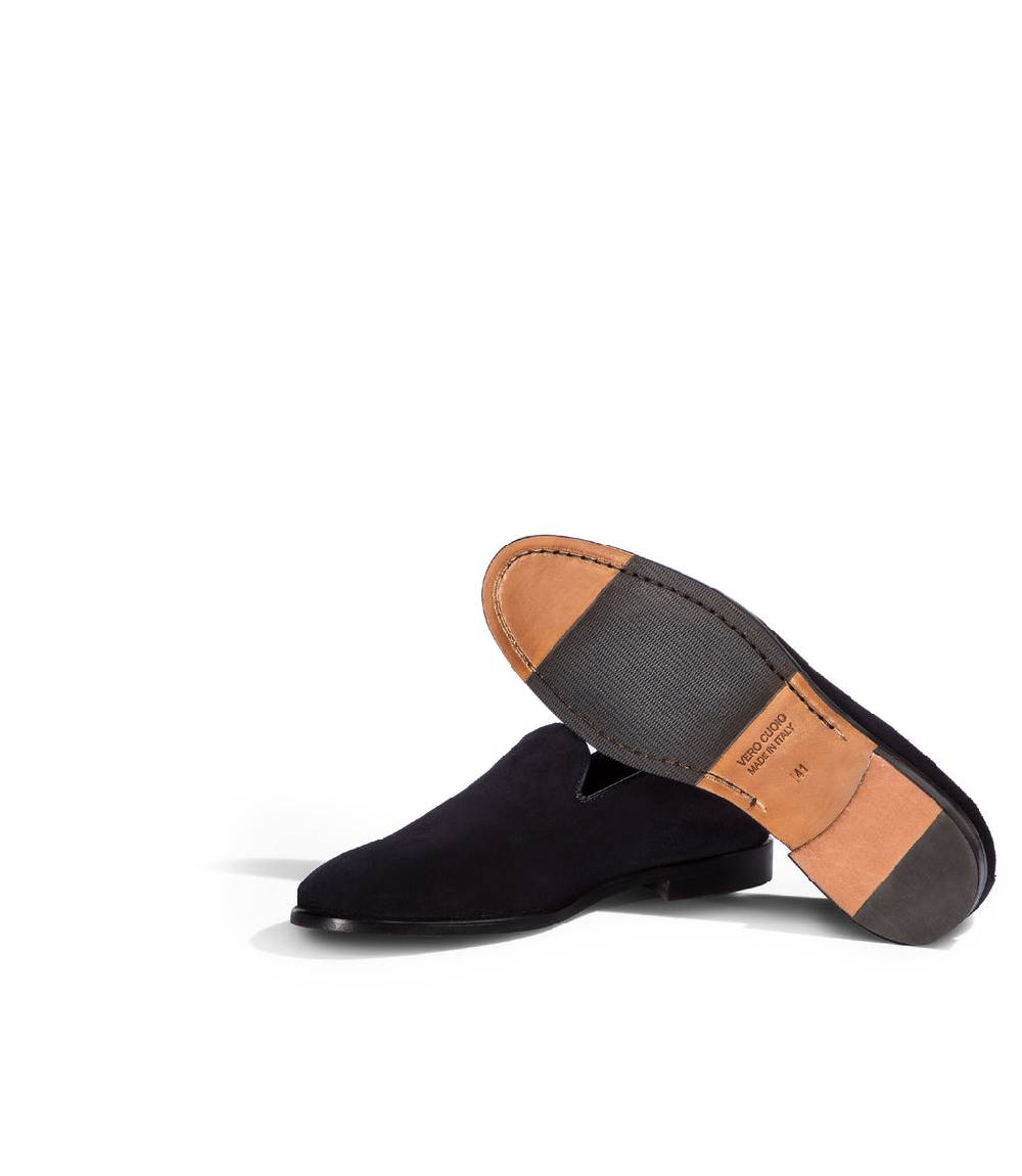 Loriblu Mocassini In Camoscio Blu