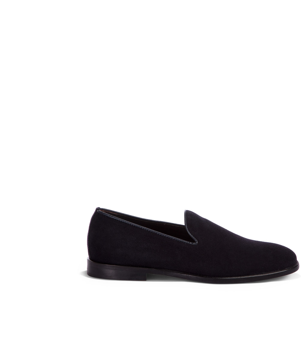 Loriblu Mocassini in camoscio blu