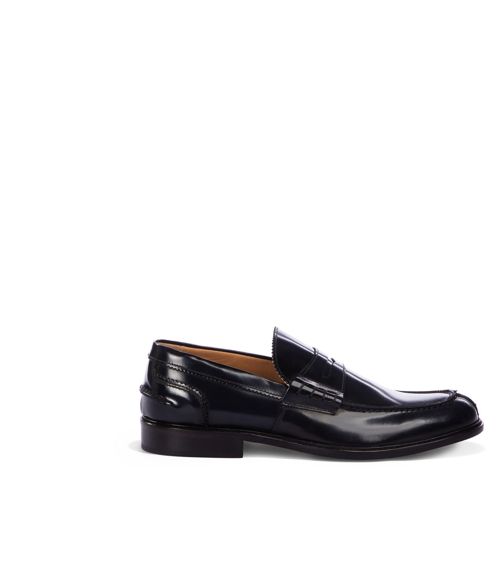 Loriblu Mocassini in pelle blu scuro