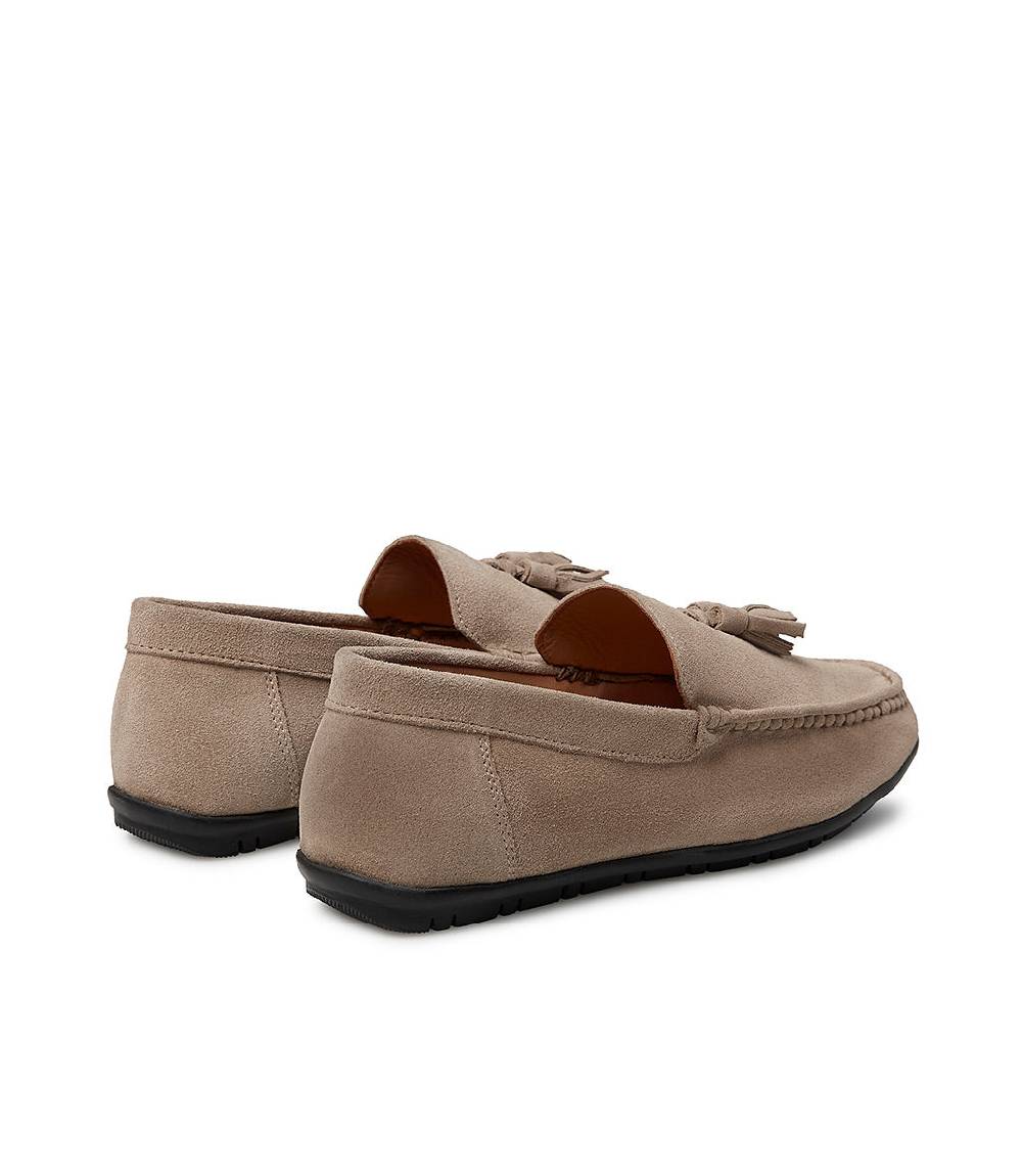 Loriblu Mocassino In Camoscio Camel Con Nappine