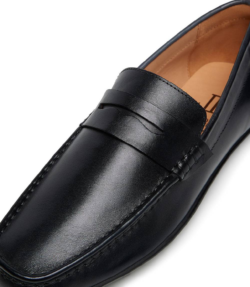 Loriblu Mocassino In Pelle Blu Scuro