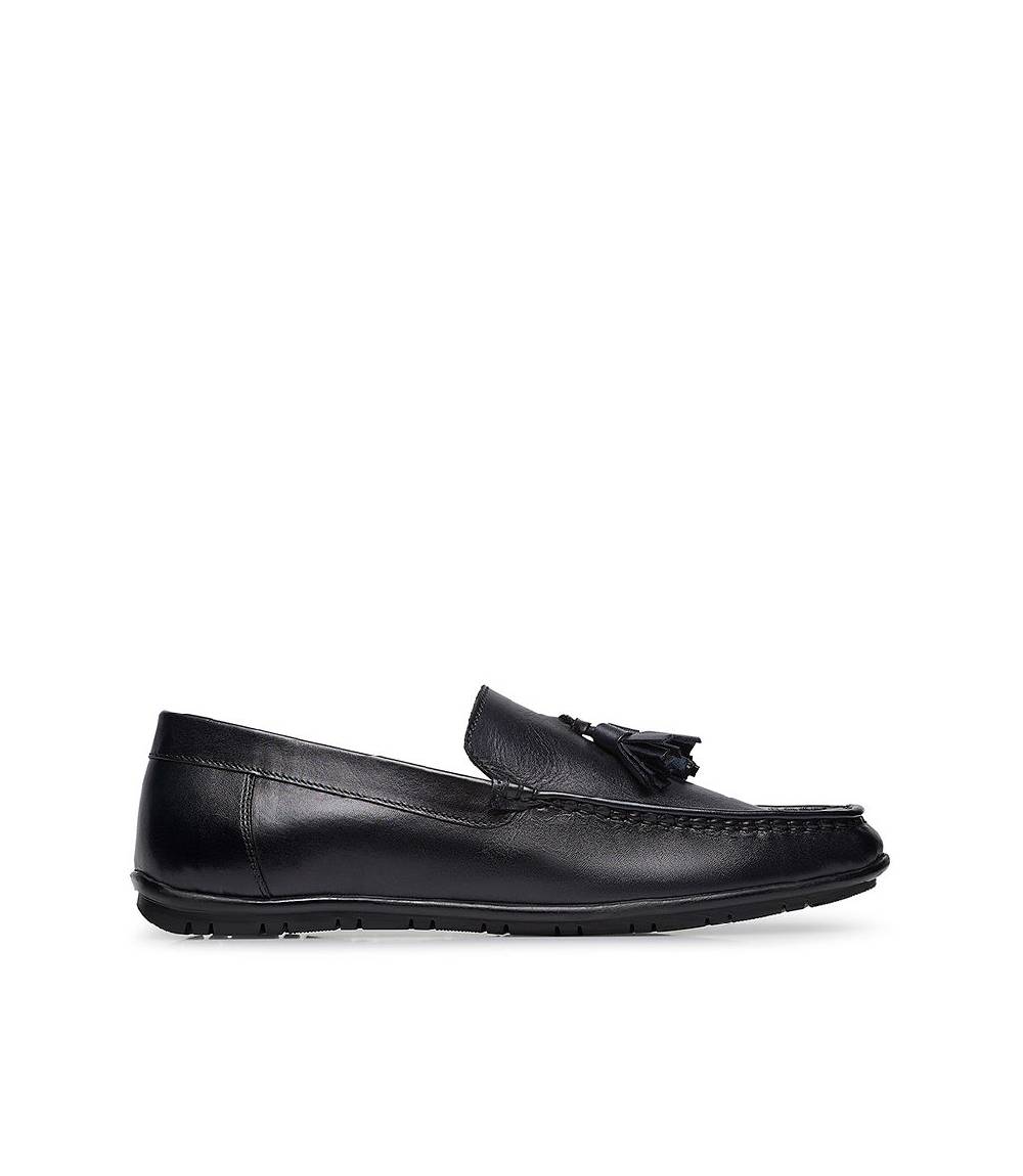 Loriblu Mocassino in pelle blu scuro