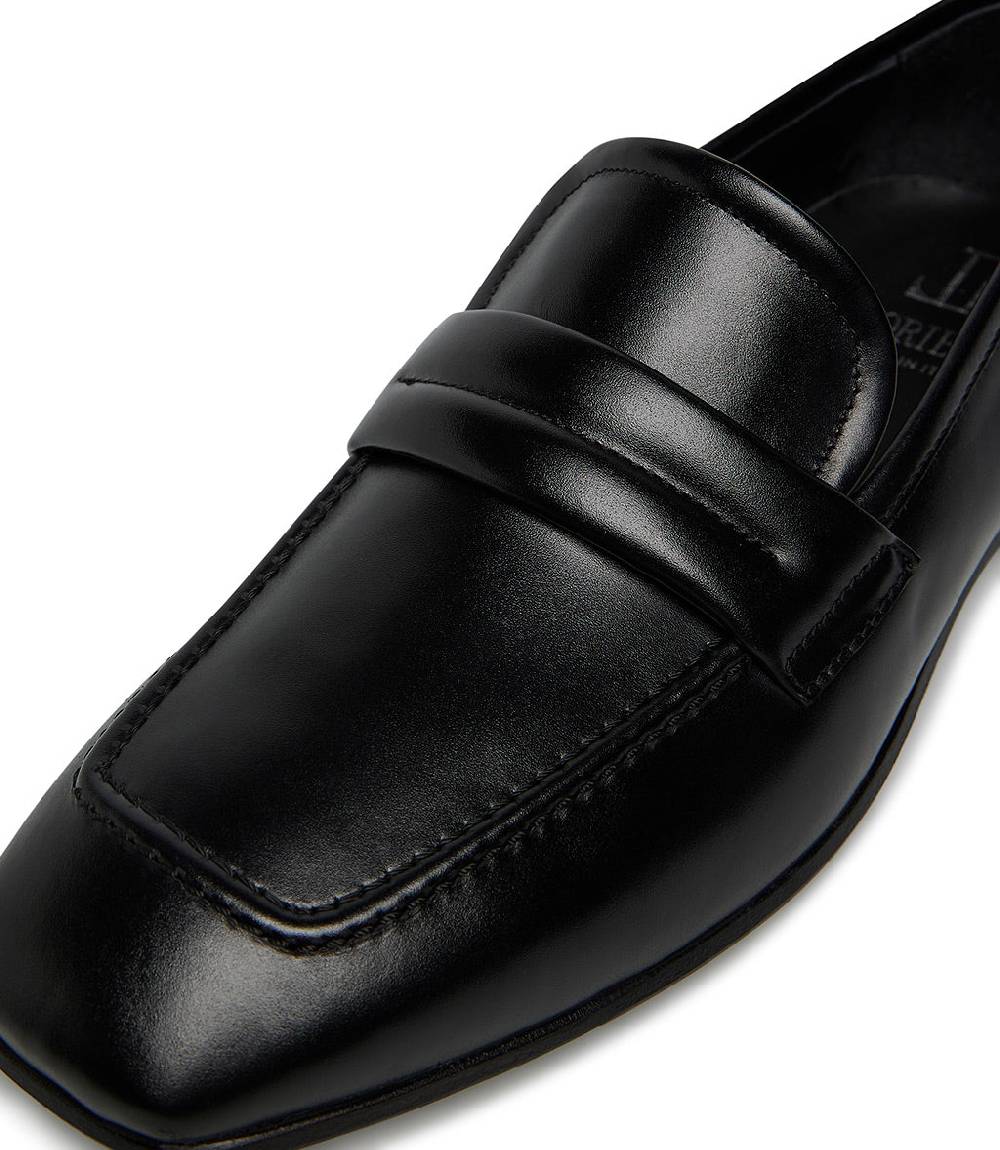 Loriblu Mocassino In Vitello Spazzolato Nero