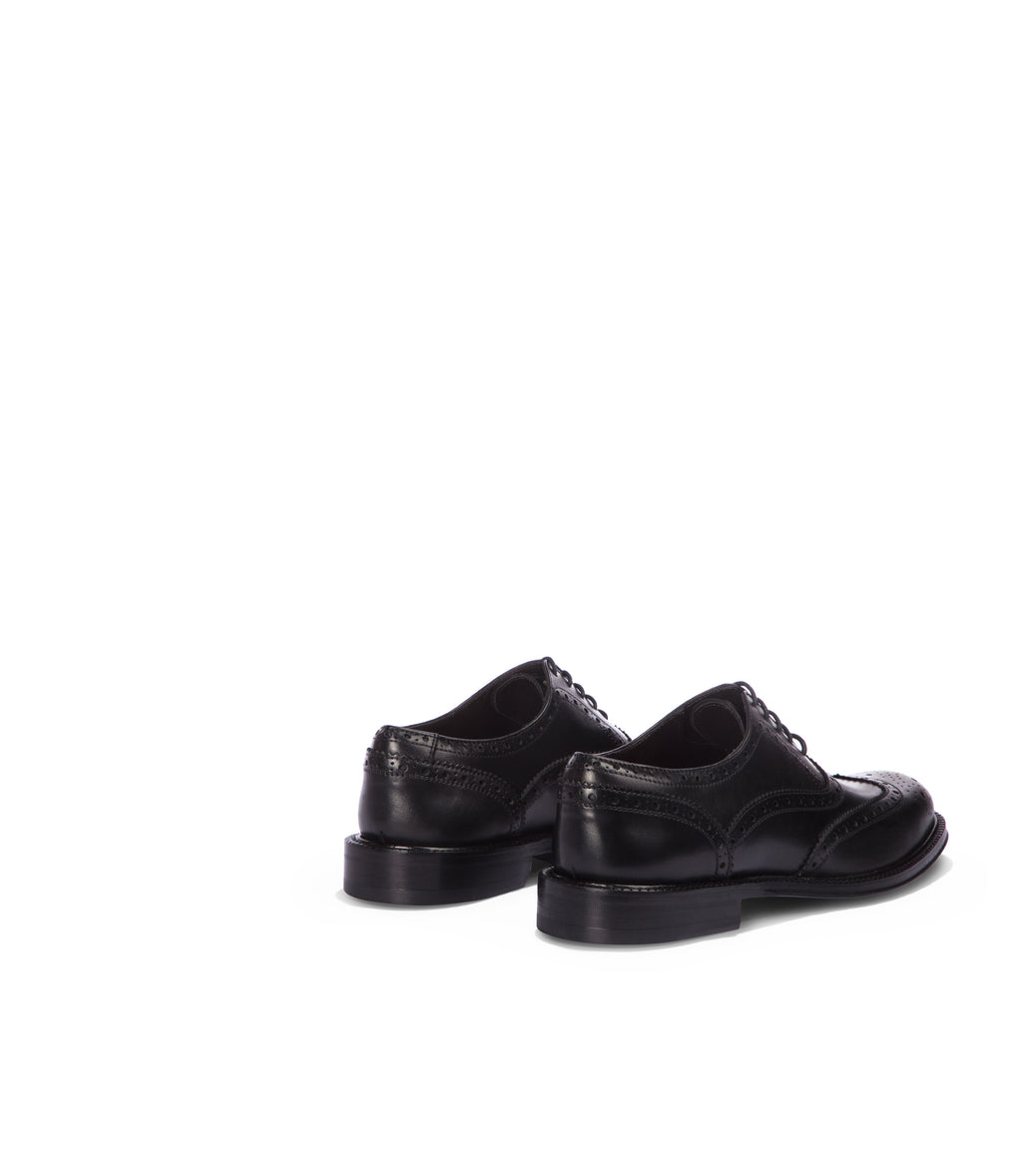 Loriblu Oxford Brogue In Pelle Nera