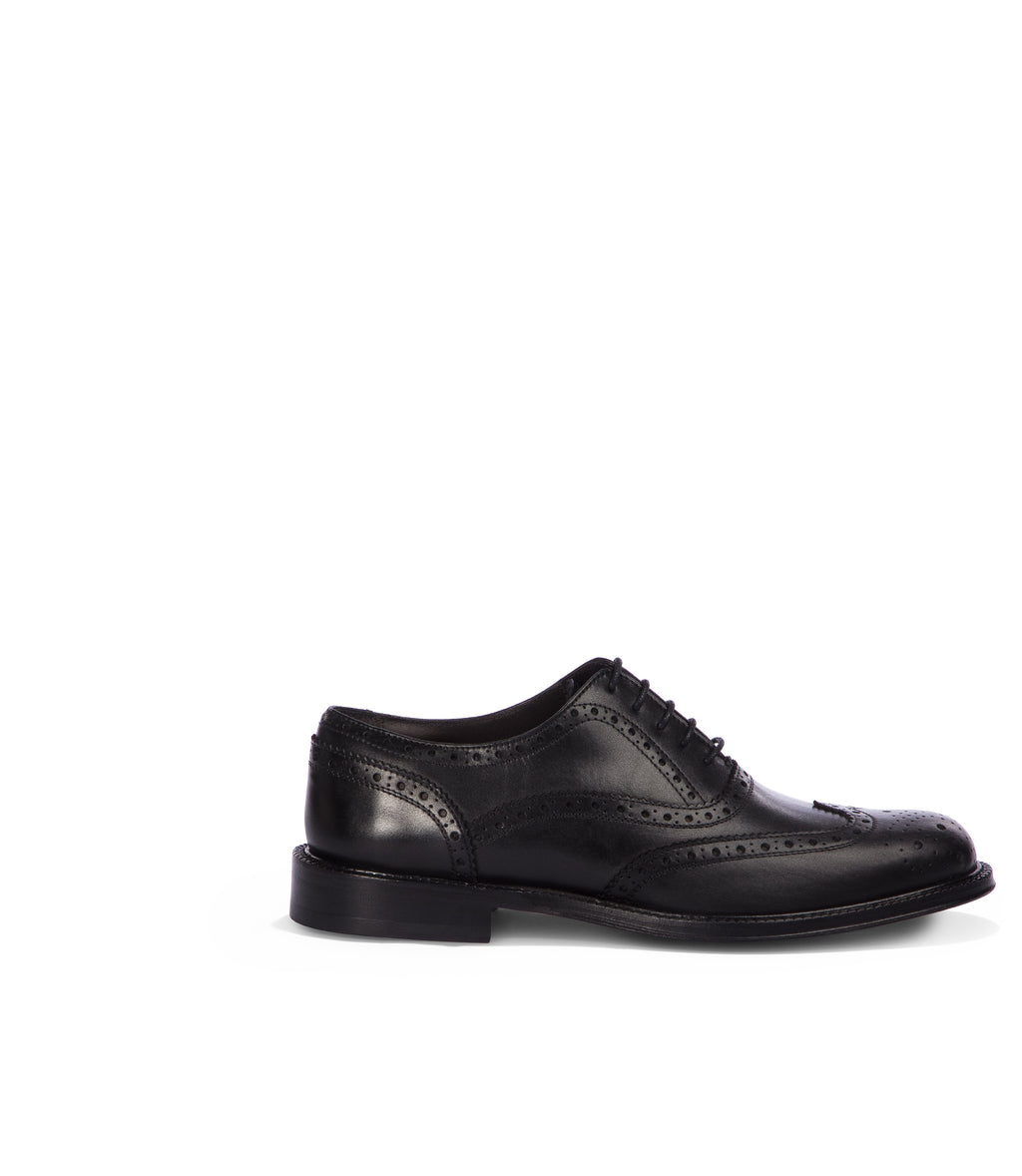 Loriblu Oxford brogue in pelle nera