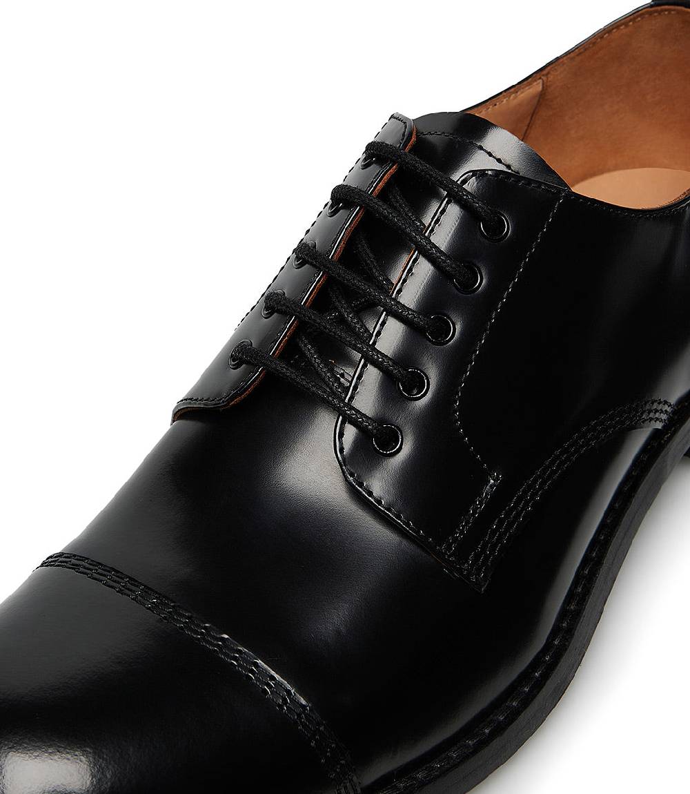 Loriblu Oxford In Vitello Spazzolato Nero