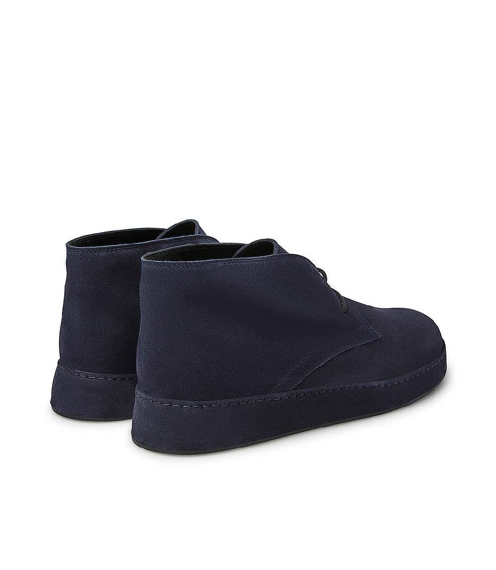 Loriblu Polacchini In Pelle Scamosciata Blu