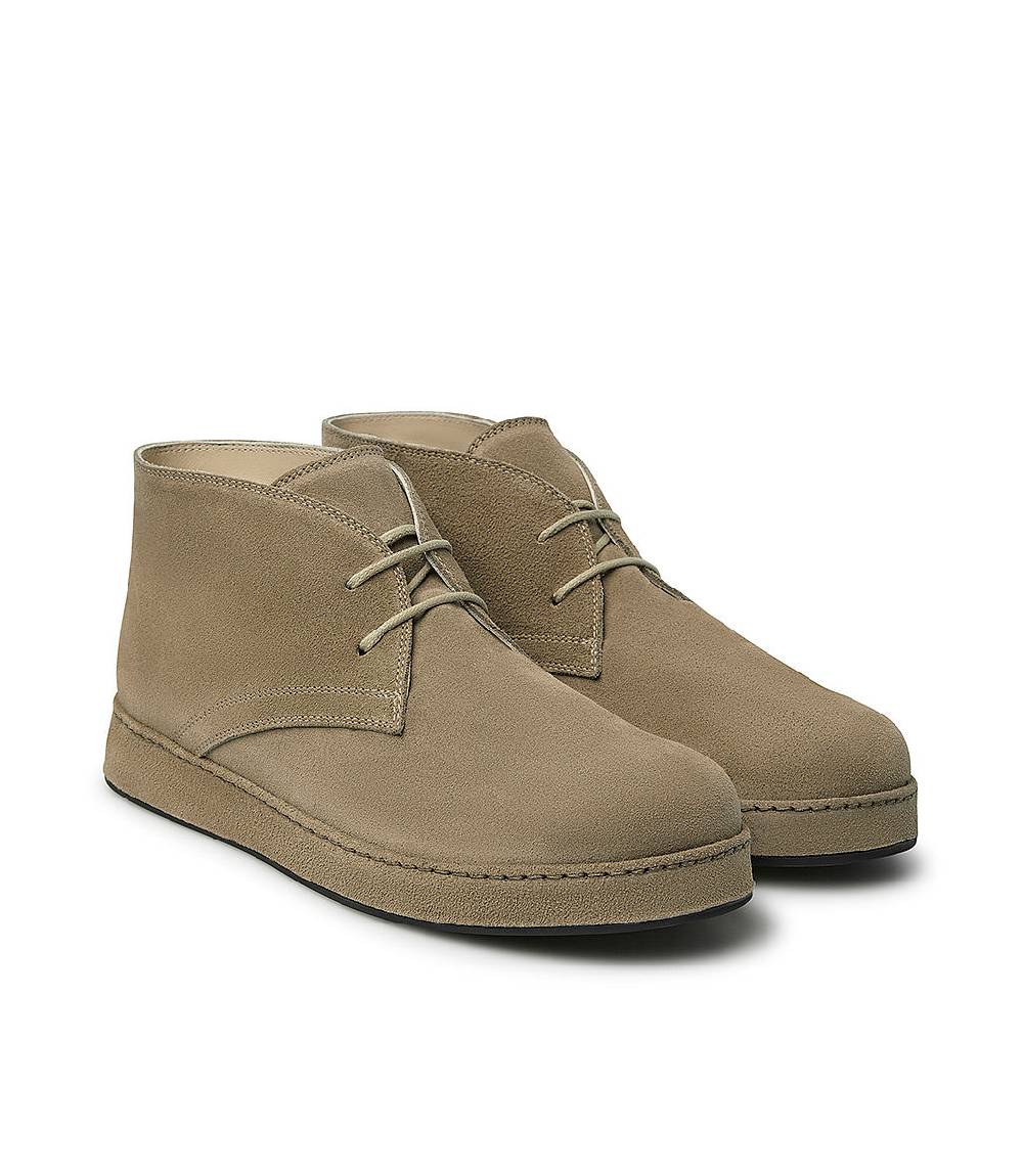 Loriblu Polacchini In Pelle Scamosciata Miele