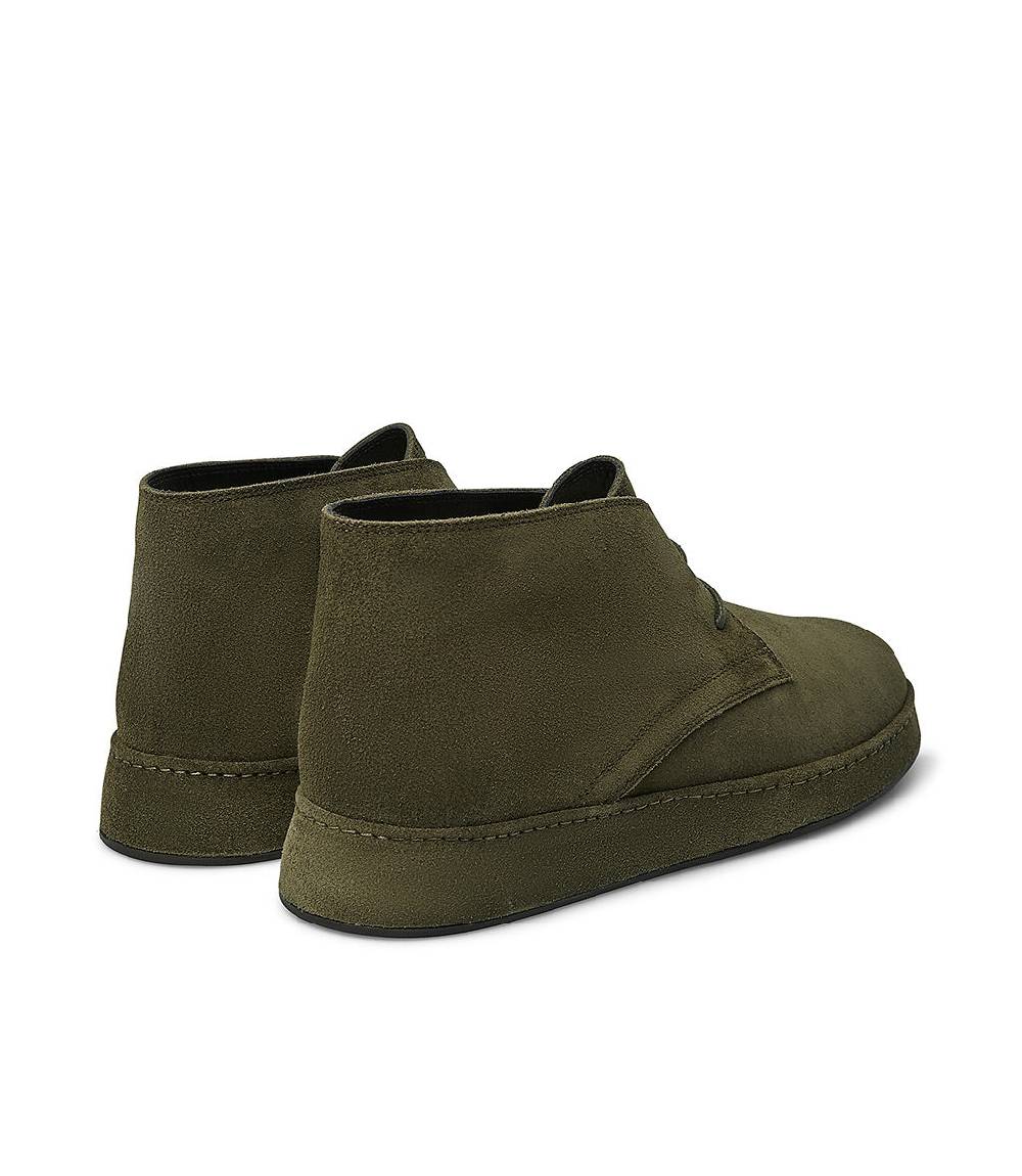 Loriblu Polacchini In Pelle Scamosciata Verde