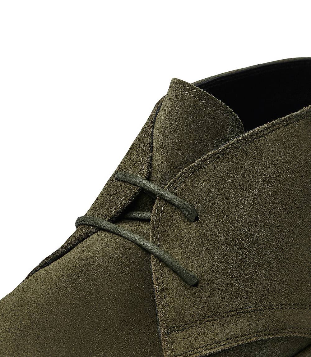 Loriblu Polacchini In Pelle Scamosciata Verde