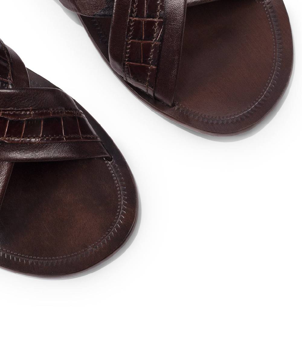 Loriblu Sandali In Pelle Marrone