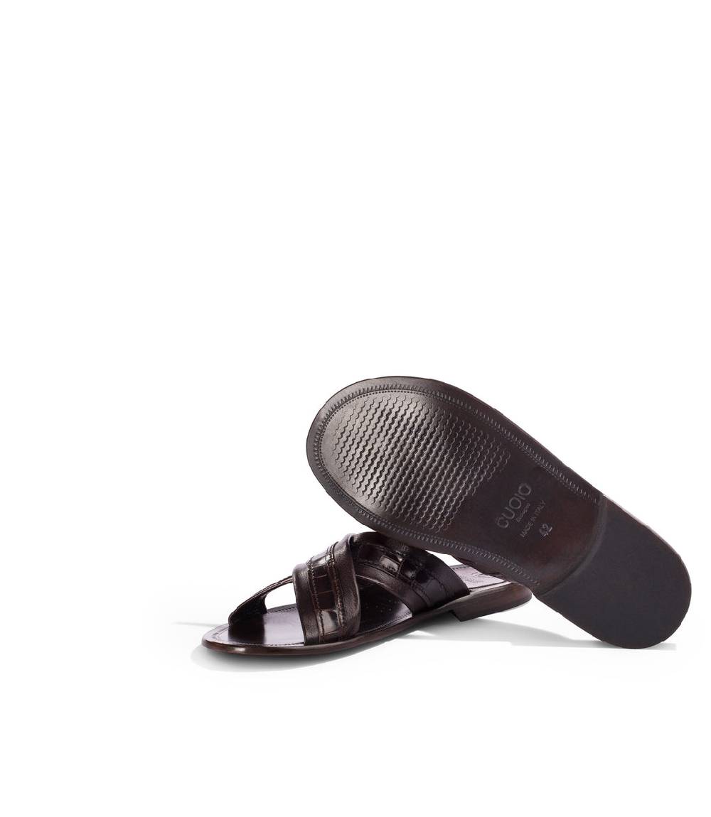 Loriblu Sandali In Pelle Marrone