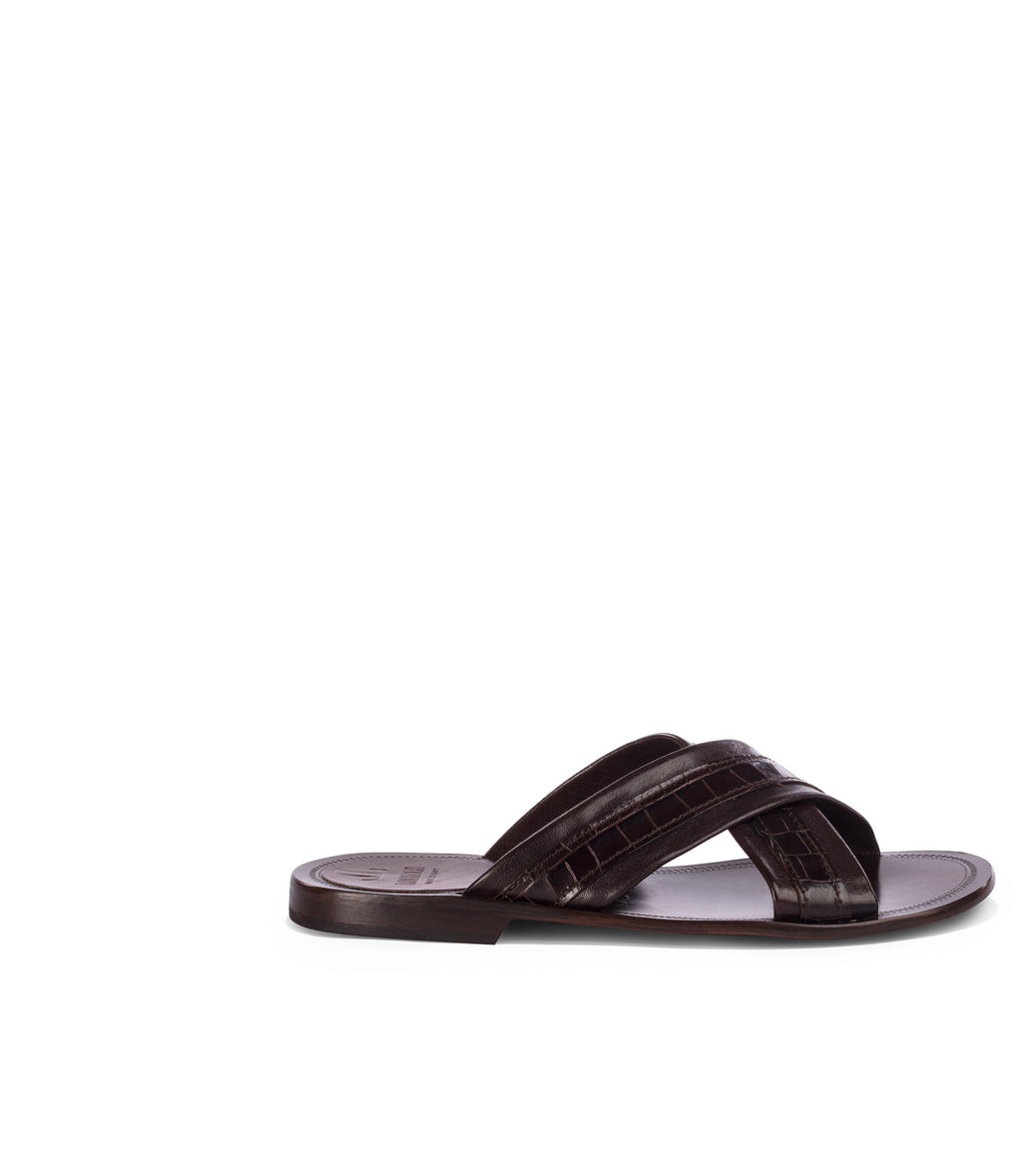 Loriblu Sandali in pelle marrone