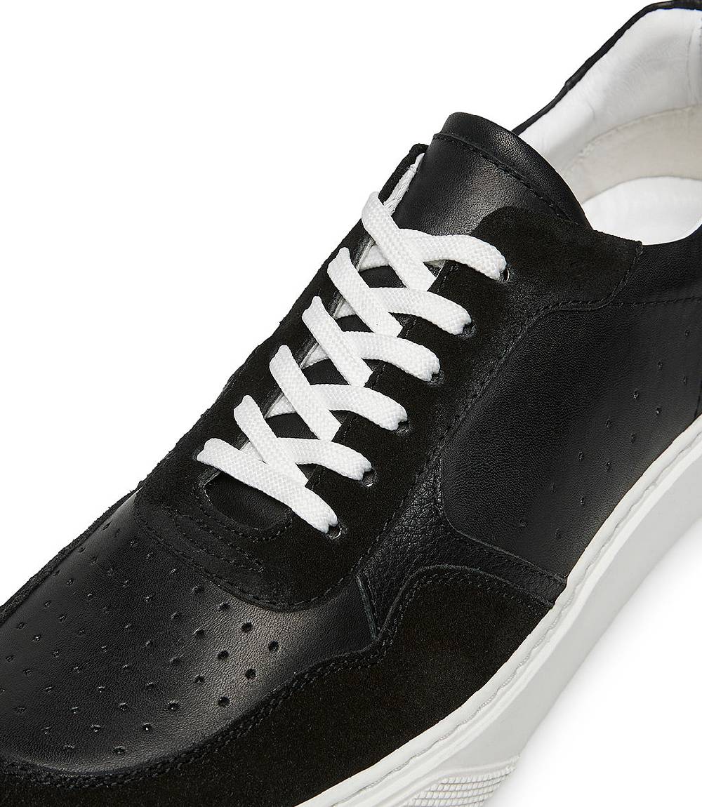 Loriblu Sneaker In Pelle E Camoscio Nero