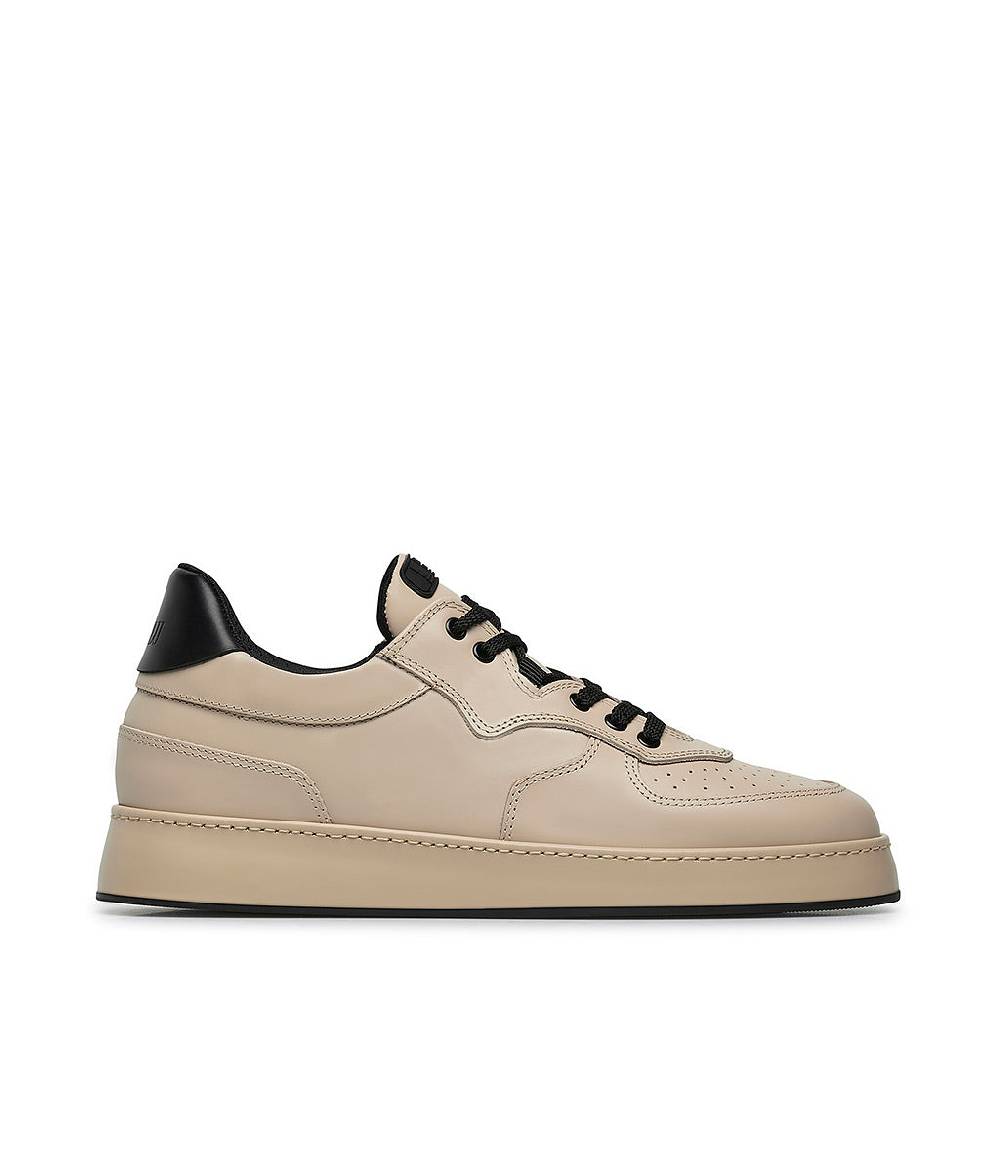 Loriblu Sneakers in pelle beige e nero