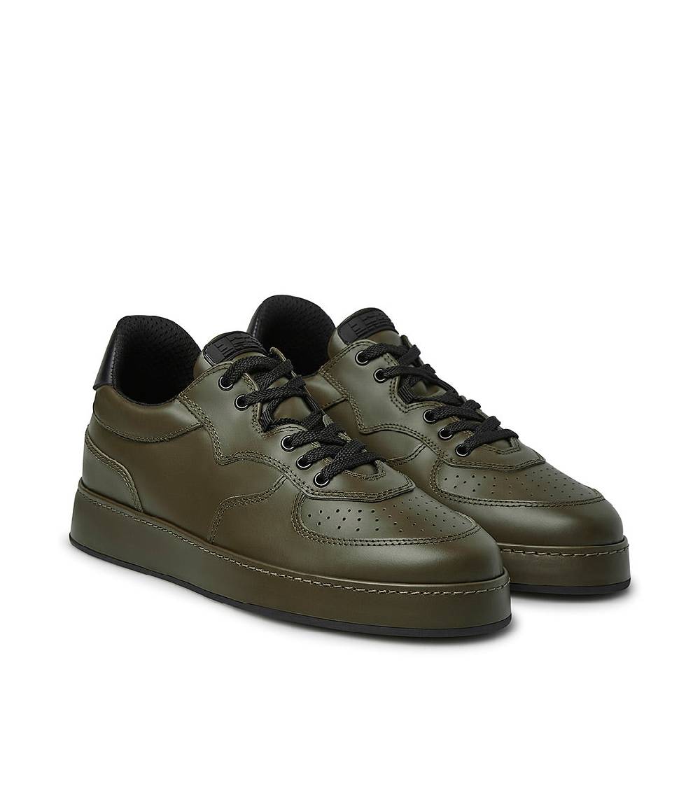 Loriblu Sneakers In Pelle Verde E Nera