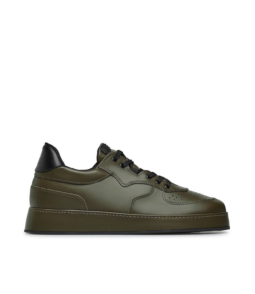 Loriblu Sneakers in pelle verde e nera