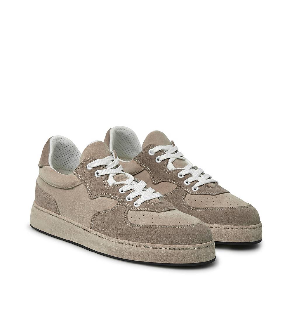 Loriblu Sneakers In Velour Corda E Beige