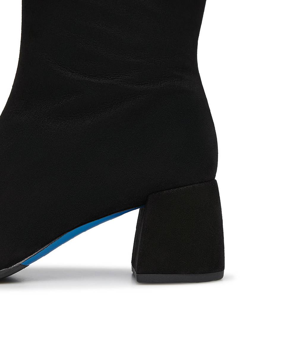 Loriblu Stivale Camoscio Nero Con Punta In Vernice