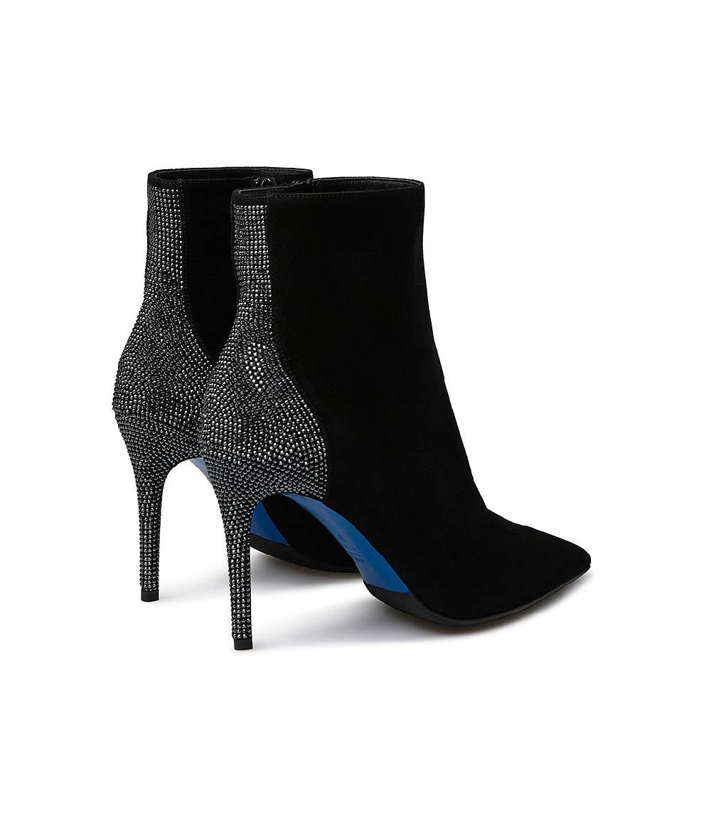 Loriblu Stivaletto Gioiello In Camoscio Nero