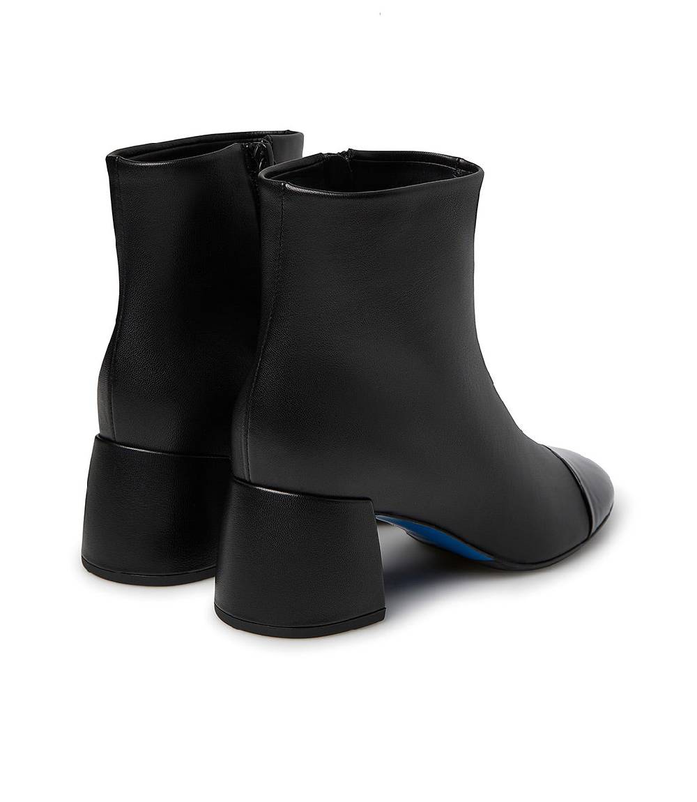 Loriblu Stivaletto Nappa Nero Con Punta In Vernice