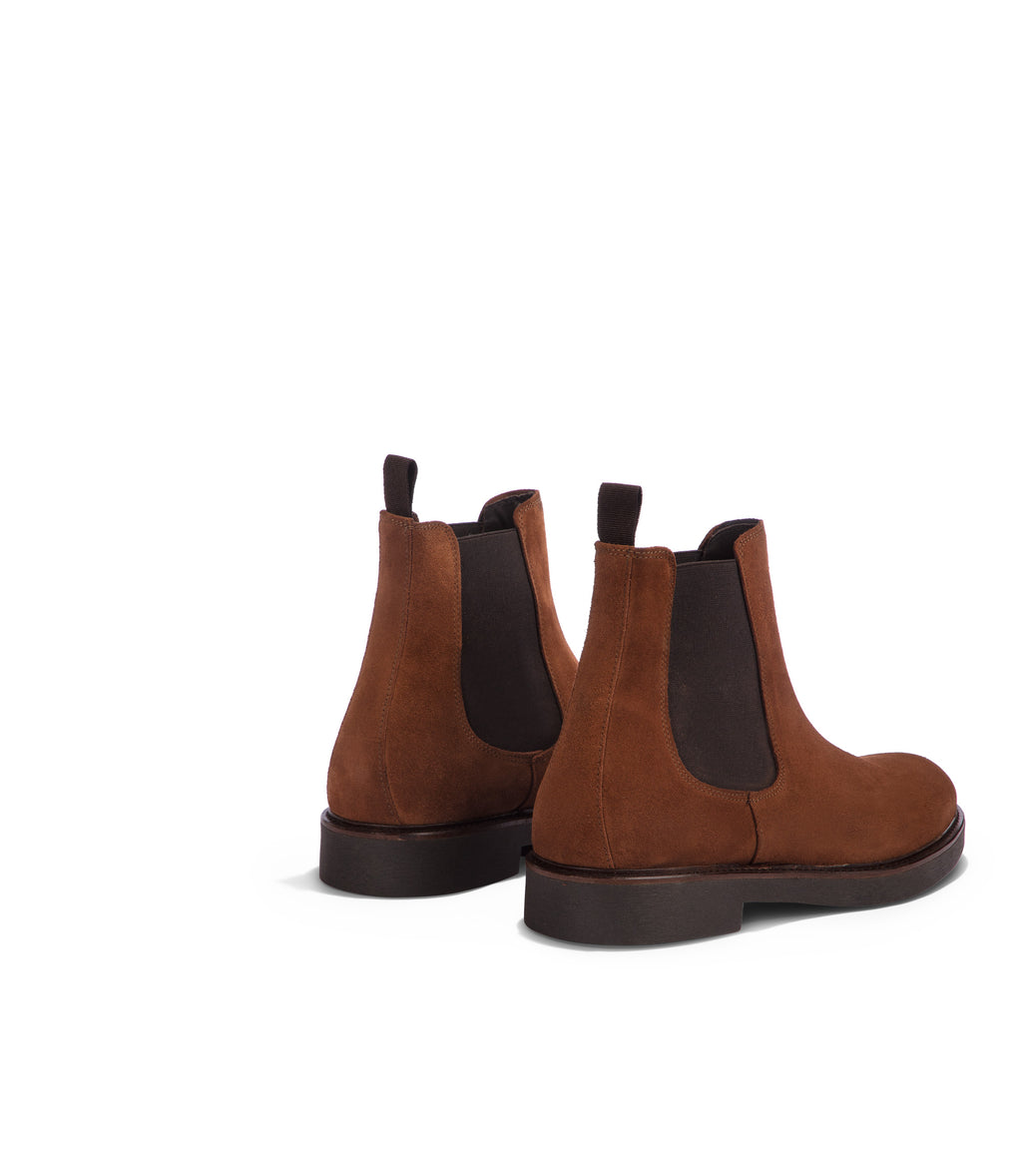 Loriblu Stivali Chelsea In Camoscio Ruggine