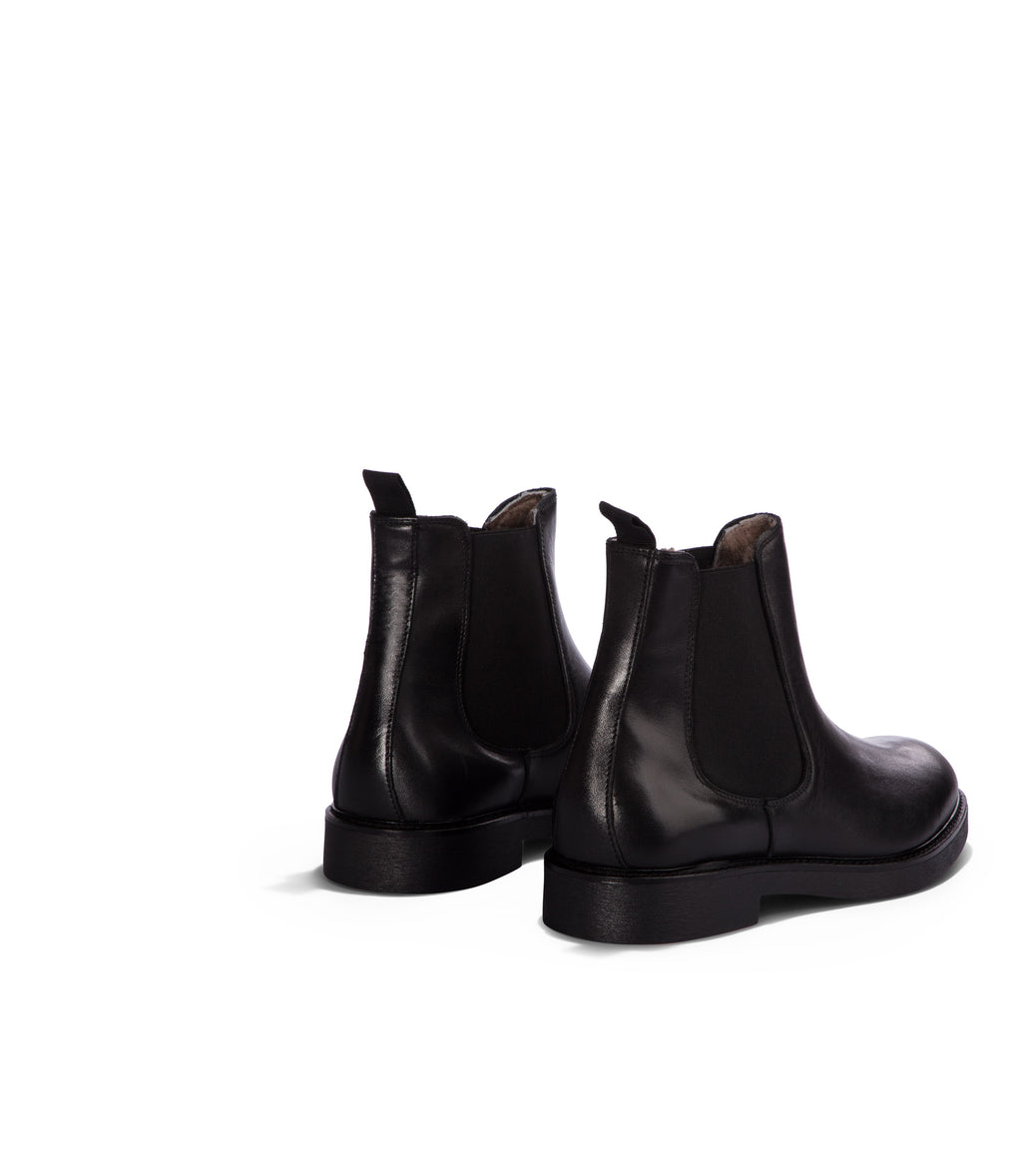 Loriblu Stivali Chelsea In Pelle Nera