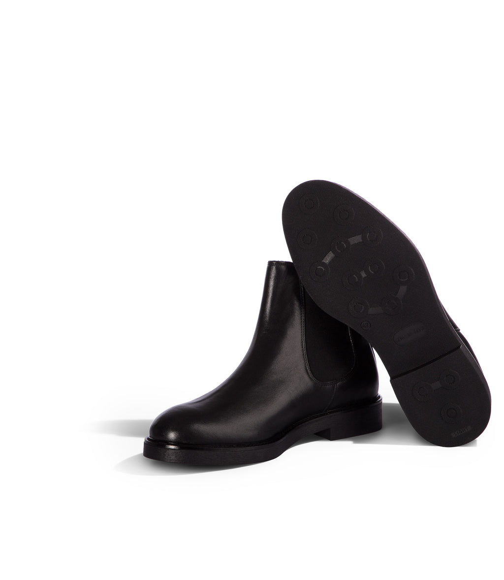 Loriblu Stivali Chelsea In Pelle Nera