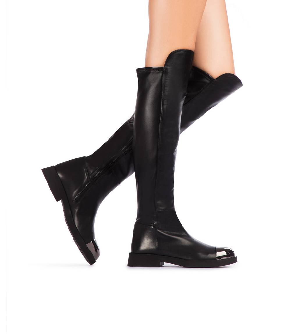 Loriblu Stivali In Nappa Nera