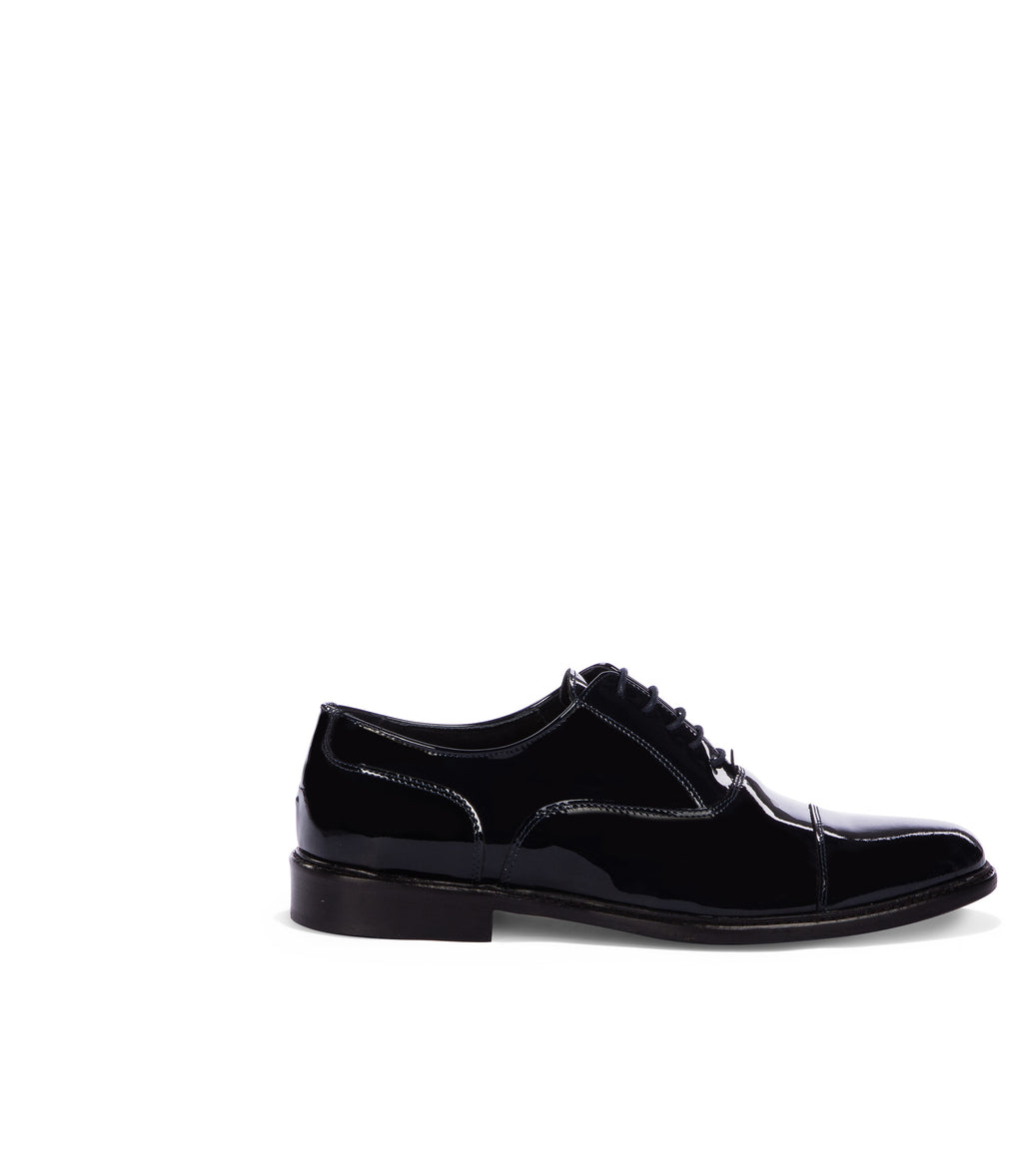 Loriblu Stringate oxford in vernice blu