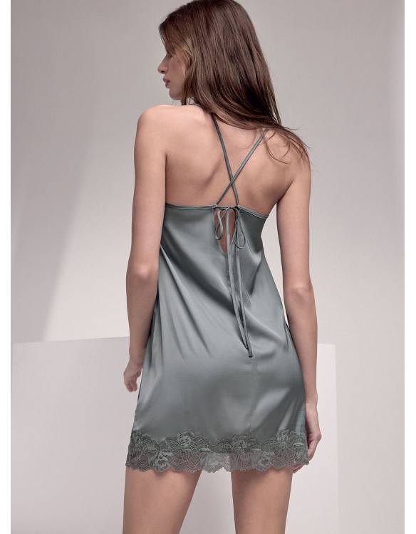 Lormar Camicia Da Notte Spalla Stretta - Serie SATÈN