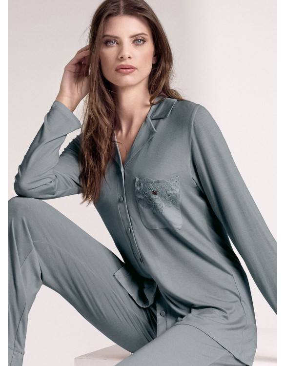 Lormar Pigiama Aperto - Serie SATÈN