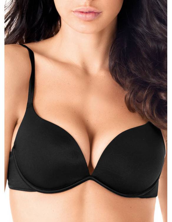 Lormar Reggiseno Push Up in microfibra - Miranda