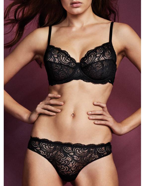 Lormar Reggiseno Sfoderato In Pizzo Leavers - Frizzante Sfoderato