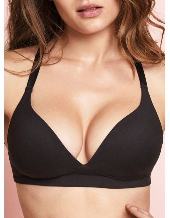 Lormar Reggiseno Triangolo Imbottito tessuto “Ultra Soft” - Naturale Vela