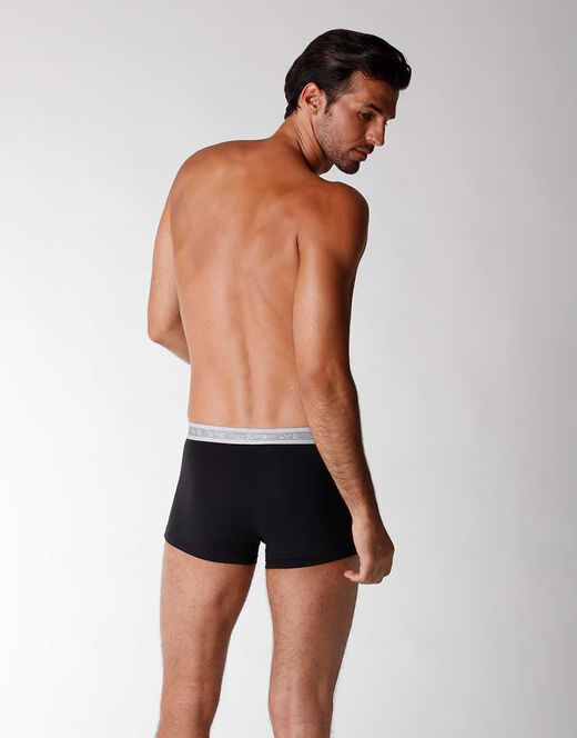 Lovable Bipack Boxer Uomo 3D Evolution In Cotone E Lycra, Nero