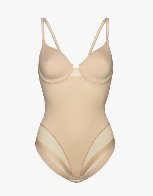 Lovable Body Contenitivo Con Ferretto In Microfibra E Tulle Millenium Equilibre, Skin