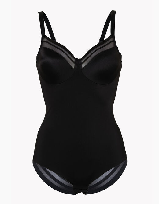 Lovable Body Ferretto Shaping New Fit In Microfibra Alto Sostegno E Invisibilità, Nero