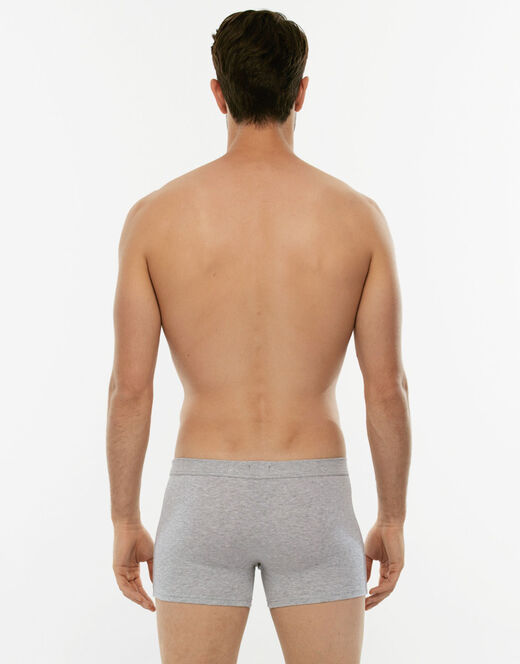 Lovable Boxer Bipack Cotton Stretch In Cotone Elasticizzato, Grigio Melange