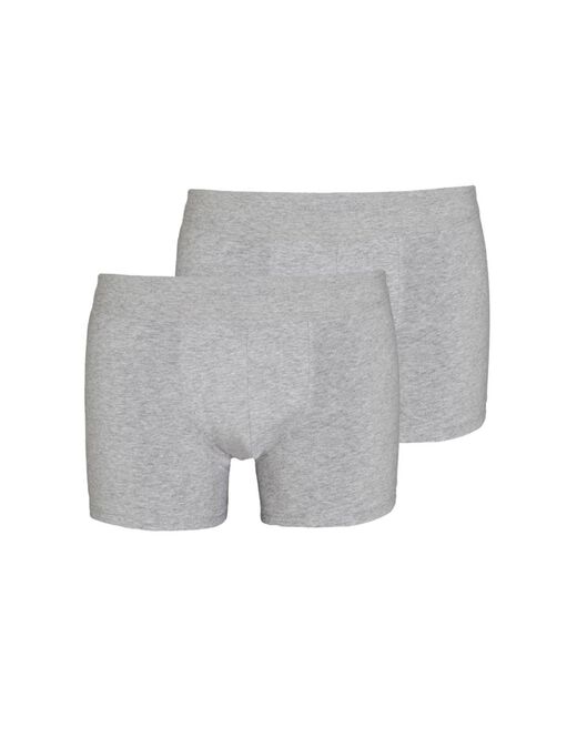 Lovable Boxer Bipack Cotton Stretch In Cotone Elasticizzato, Grigio Melange