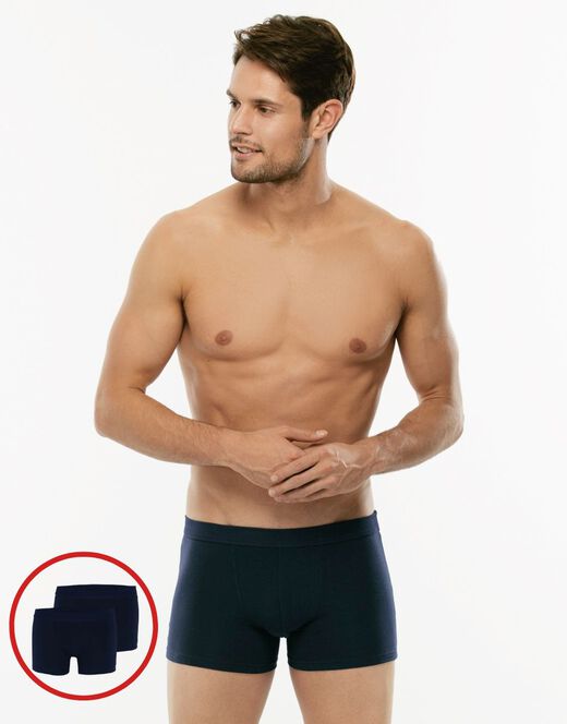 Lovable Boxer Bipack Cotton Stretch In cotone elasticizzato, blu
