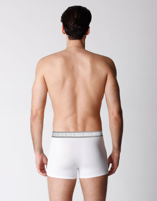 Lovable Boxer Bipack Uomo In Cotone Biologico, Bianco